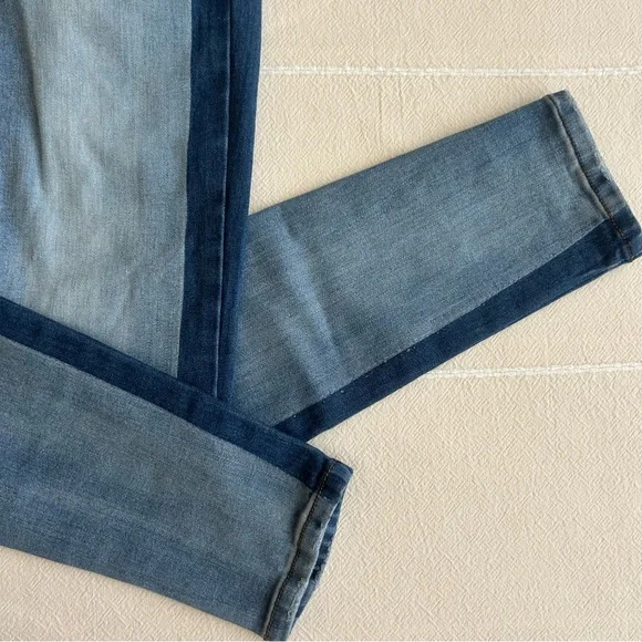 Celebrity Pink Two-Tone Blue Skinny Jeans - Picture 2 of 5